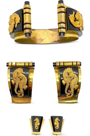 JENNIFER GIBSON JEWELLERY Set Jean Painlevé Seahorse Suite Pre-owned anni 
