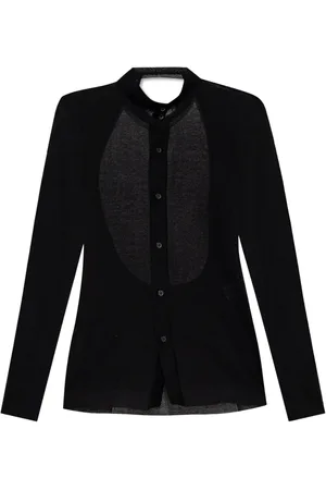 Issey Miyake Cardigan con scollatura posteriore