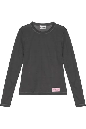 Ganni T-shirt con applicazione logo