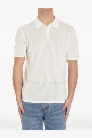 Roberto Collina Polo leggera in lino