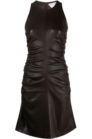 Bottega Veneta Abito corto in pelle