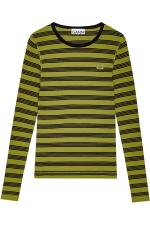 Ganni T-shirt a righe