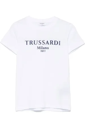 Trussardi T-shirt con logo in rilievo