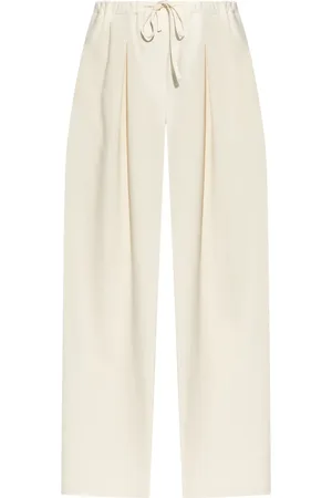 THEORY Pantaloni in crêpe con pieghe