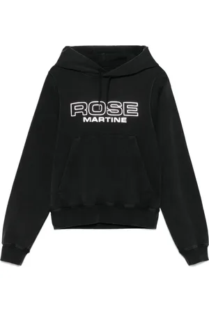 MARTINE ROSE Felpa con cappuccio e logo