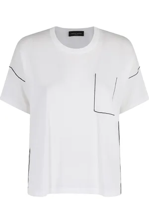 Roberto Collina T-shirt con orlo a contrasto