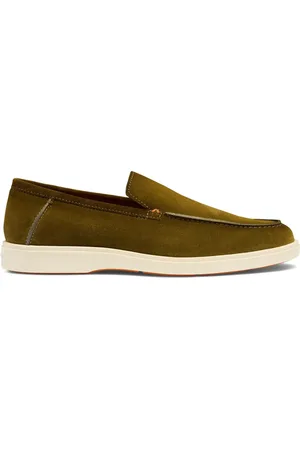 santoni Mocassini in pelle scamosciata