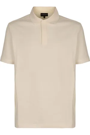 Emporio Armani Polo in cotone con ricamo logo