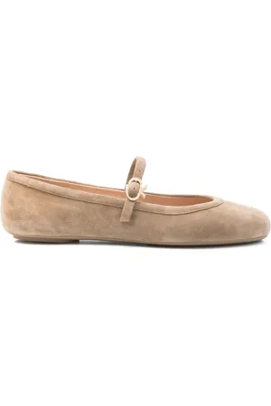 Gianvito Rossi Ballerine in pelle scamosciata