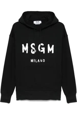 Msgm Felpa con cappuccio e logo