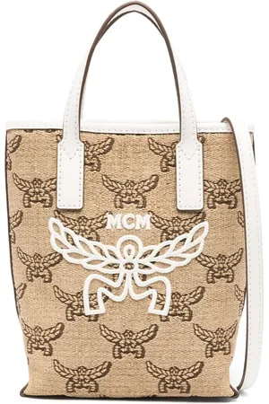 MCM Borsa tote con ricamo
