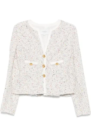 Giambattista Valli Giacca in tweed con scollo a V