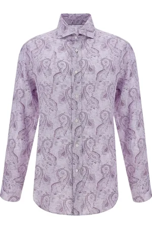 Brunello Cucinelli Camicia con stampa paisley