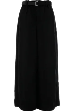 SACAI Pantaloni a palazzo in lana