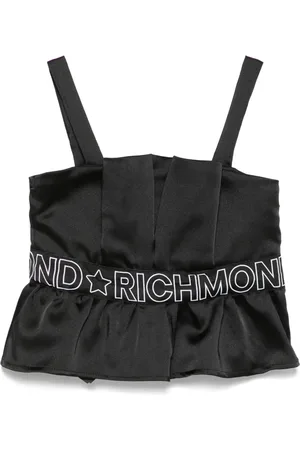 John Richmond Top con banda logo
