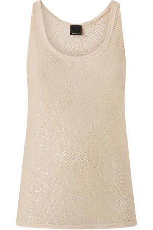 Pinko Canotta con paillettes