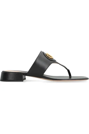 VALENTINO GARAVANI Sandali slides VLOGO in pelle