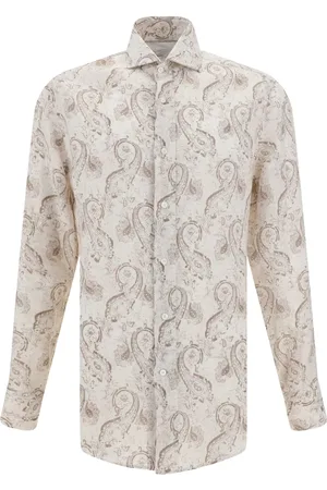 Brunello Cucinelli Camicia con stampa paisley
