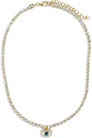 Hzmer Jewelry Collana decorata con strass
