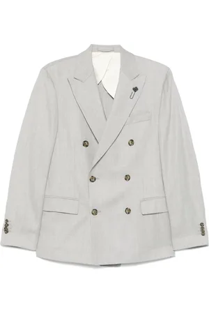 LARDINI Blazer con spilla