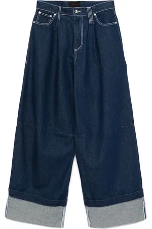 Simone Rocha Jeans a gamba ampia