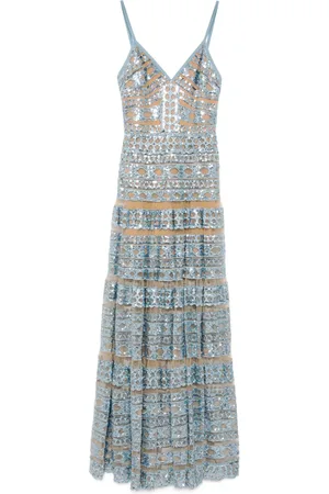 Elie saab Abito lungo con ricamo