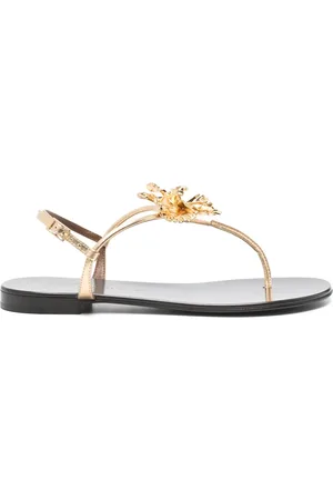 Giuseppe Zanotti Sandali Orchid con suola piatta