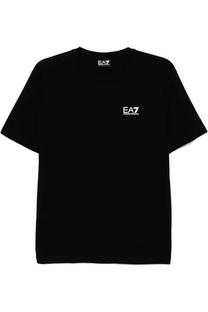EA7 T-shirt in cotone con stampa