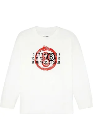 Maison Margiela T-shirt con motivo numeri
