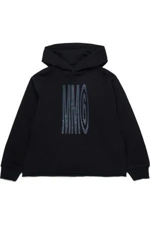 Maison Margiela Felpa in cotone con cappuccio