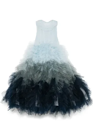 Ana Radu Abito da sera in tulle con effetto sfumato