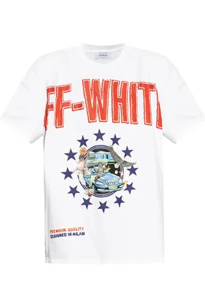 OFF-WHITE T-shirt in cotone con logo