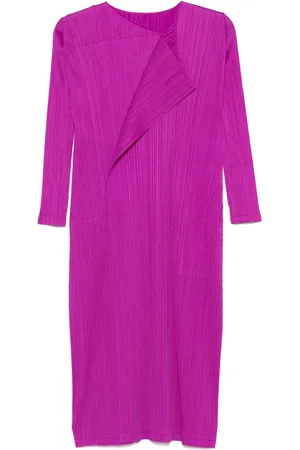 PLEATS PLEASE ISSEY MIYAKE Abito Light Wave midi