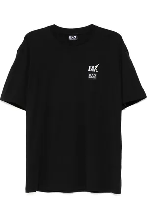 EA7 T-shirt in cotone con stampa grafica