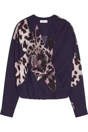 DRIES VAN NOTEN Blusa drappeggiata
