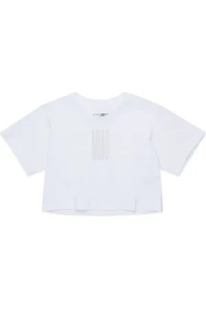 Maison Margiela T-shirt in cotone con stampa