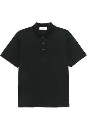 LARDINI Polo in cotone con ricamo logo