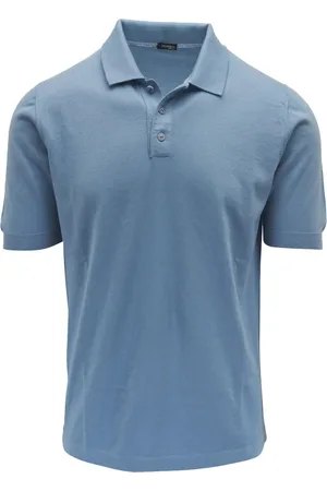 Kiton Polo in cotone con ricamo logo