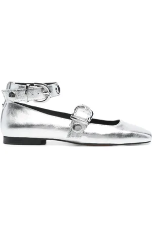 Maje Ballerine con effetto metallizzato