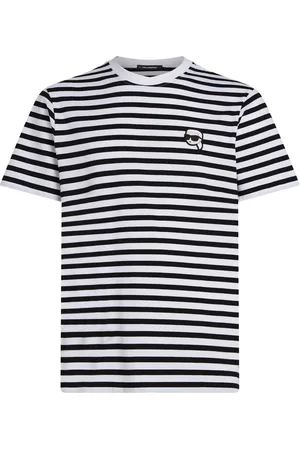 Karl Lagerfeld T-shirt Ikon a righe