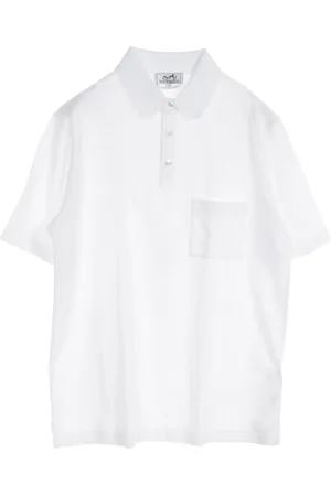 Hermès Polo in cotone con ricamo H anni 2020