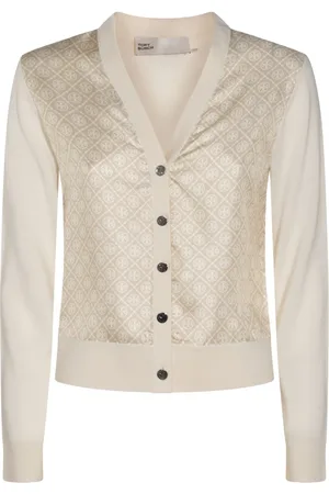 Tory Burch Cardigan con logo all-over