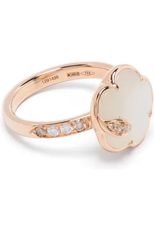 Pasquale Bruni Anello Petit Joli Lunaire in oro 18kt con diamanti e perle