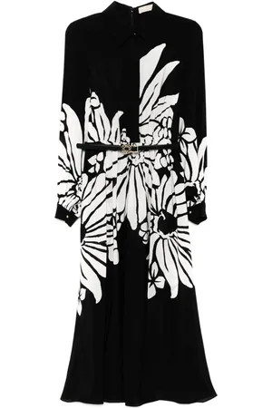 Elie saab Abito in seta con stampa