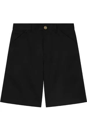 VERSACE Cargo corti in gabardine