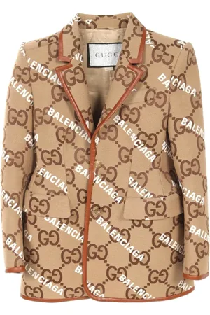 Gucci Blazer The Hacker Project Jumbo GG Gucci x Balenciaga anni 2020