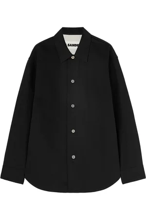 Jil Sander Camicia denim con applicazione
