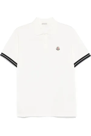 Moncler Polo in piqué con logo
