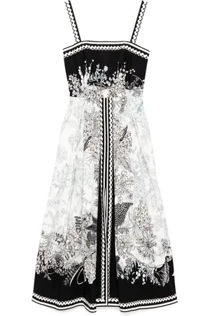 Elie saab Abito in cotone con stampa