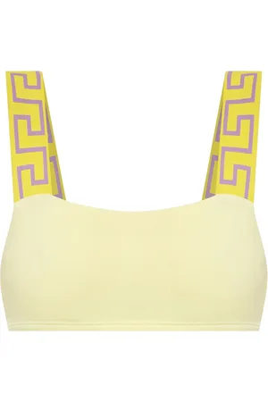 VERSACE Top bikini Greca Border